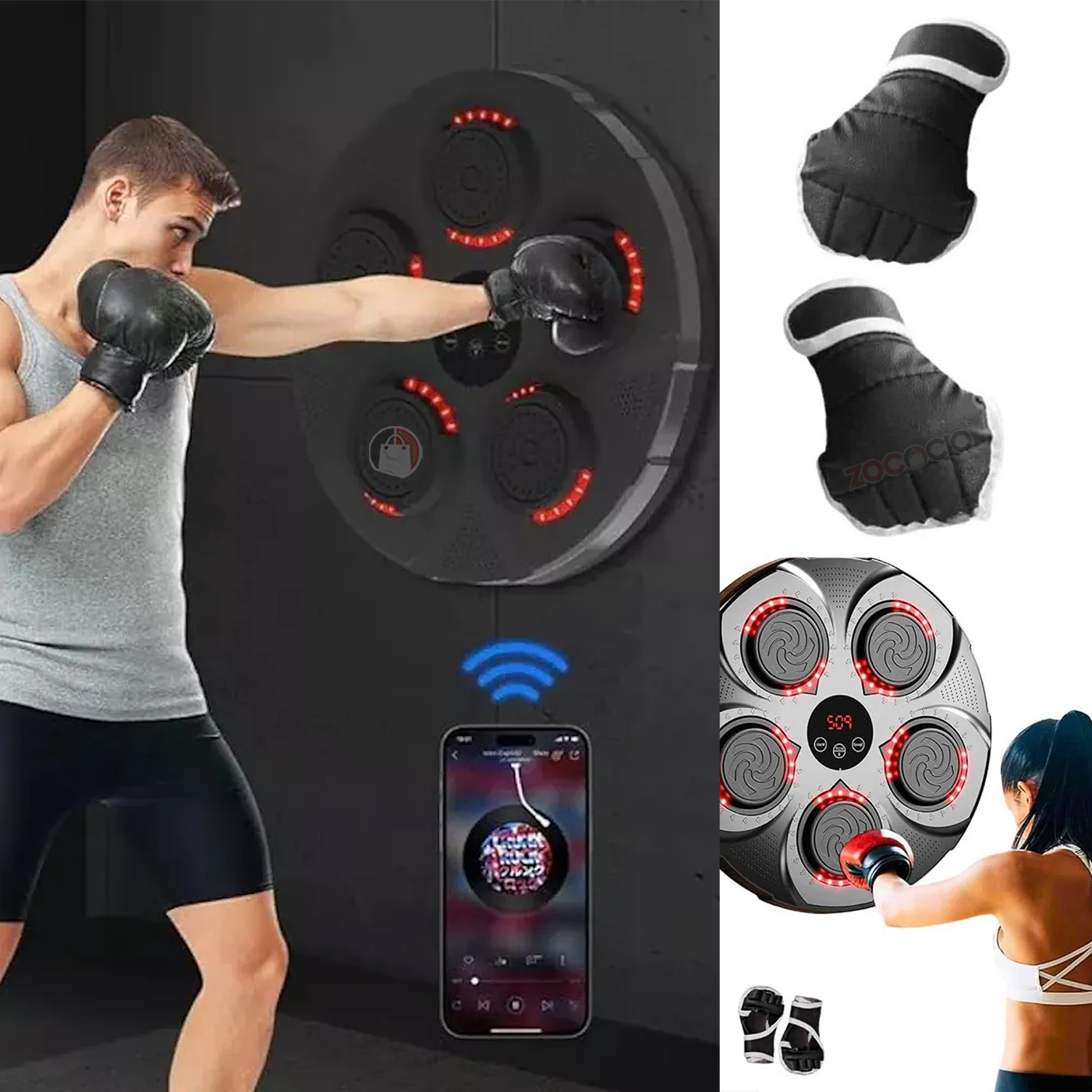 Maquina De Boxeo Tablero De Entrenamient